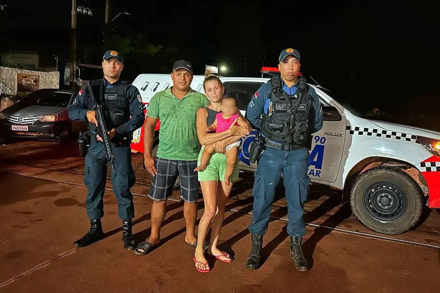 Imagem - Policiais salvam criança de 10 meses no interior do Pará