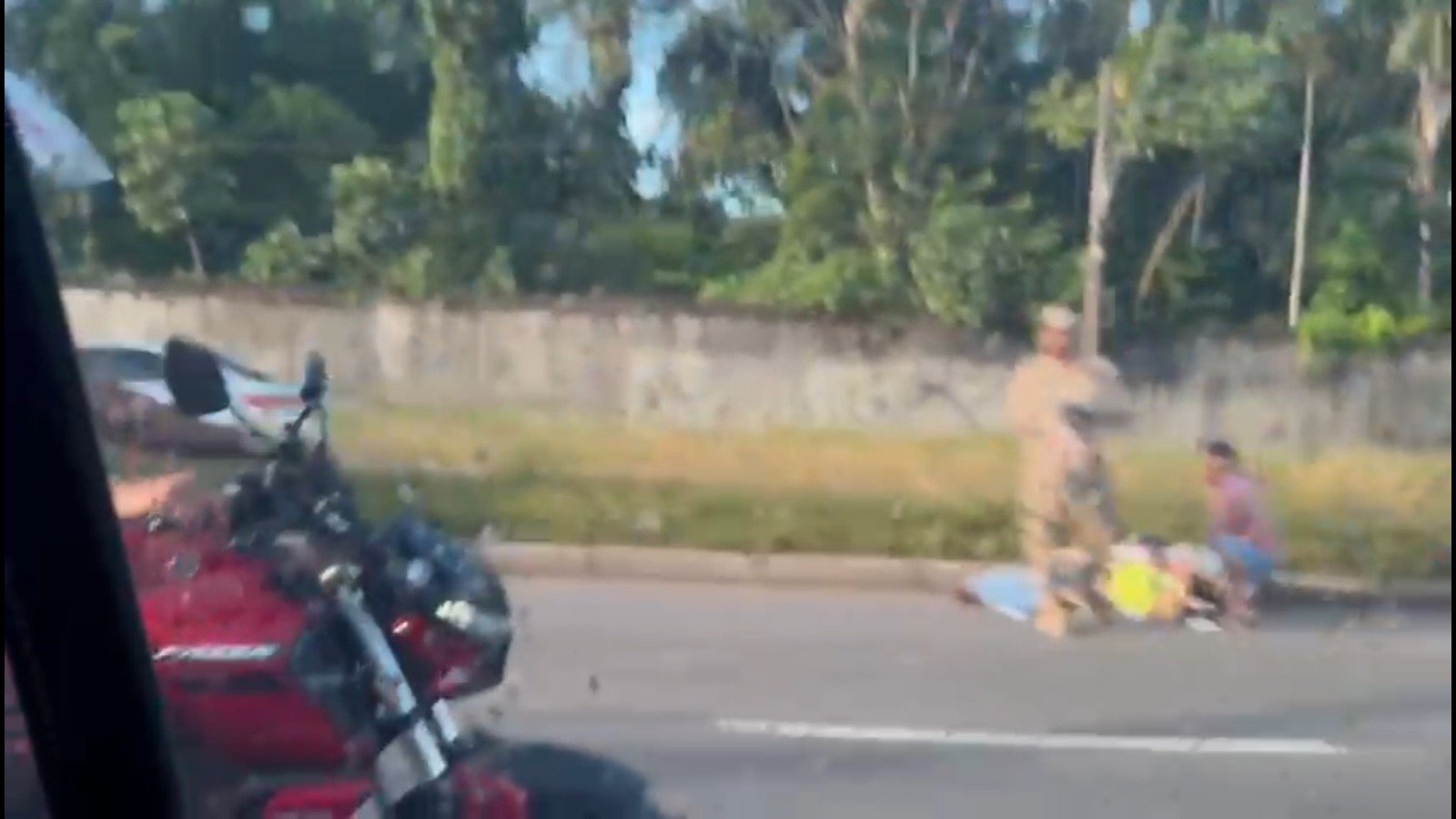 Imagem - Vídeo: acidente de trânsito deixa uma pessoa ferida na Pedro Álvares Cabral, em Belém