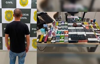 Homem é preso por comercializar cigarros eletrônicos falsificados no centro comercial de Belém