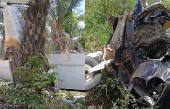 Vídeo: avião cai no Pará e deixa dois feridos