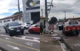 Vídeo: quatro pessoas são presas após troca de tiros com a PM no bairro da Sacramenta, em Belém