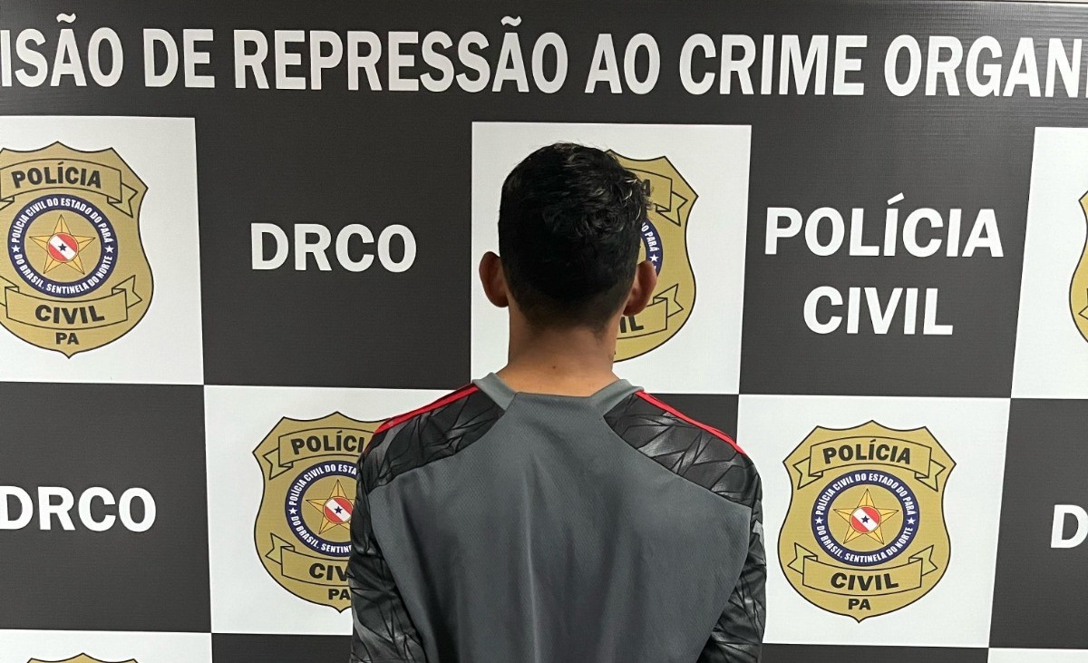 Imagem - Homem é preso por roubo, uso ilegal de arma de fogo e extorsão a motorista de aplicativo, em Belém
