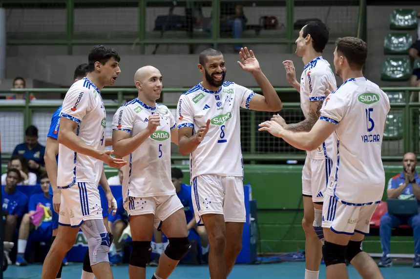 Imagem - Equipe do Sada Cruzeiro chega a Belém para jogo da Superliga de Vôlei