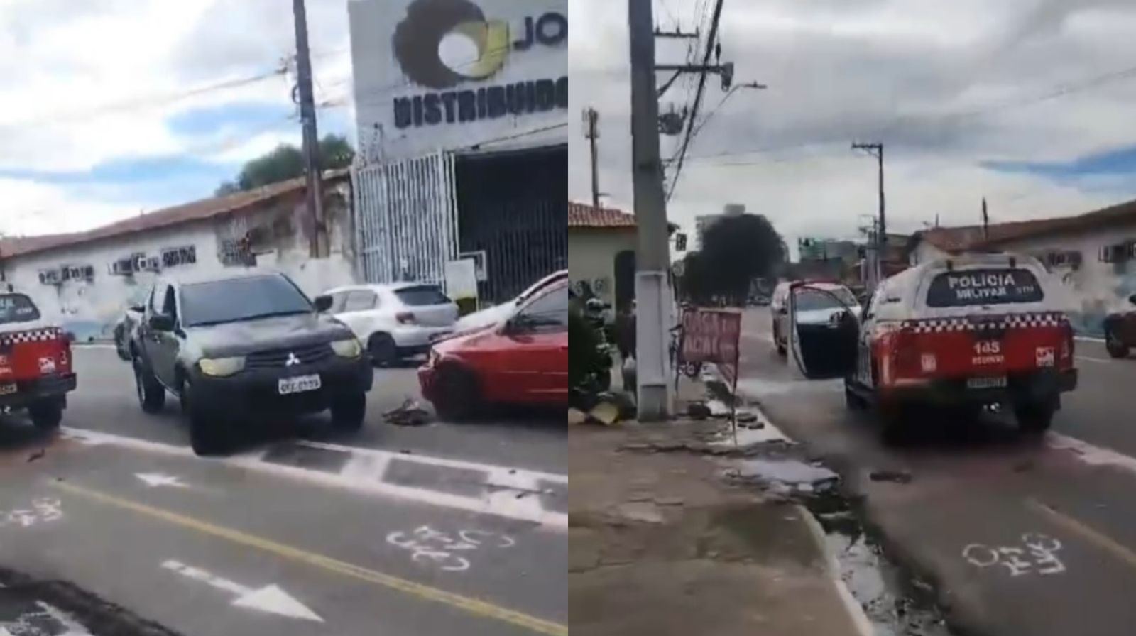 Imagem - Vídeo: quatro pessoas são presas após troca de tiros com a PM no bairro da Sacramenta, em Belém