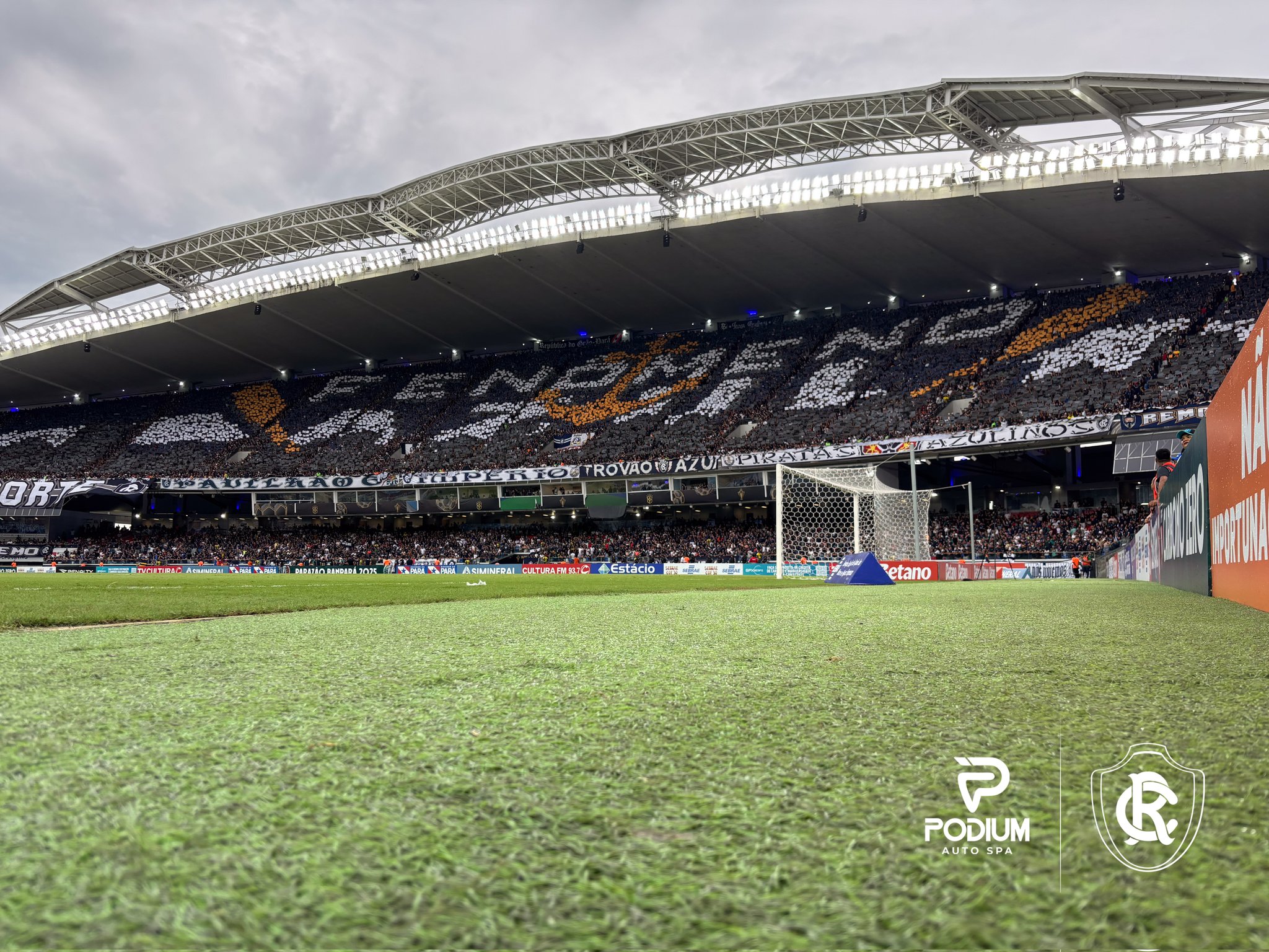 Mosaico da torcida do Clube do Remo - 