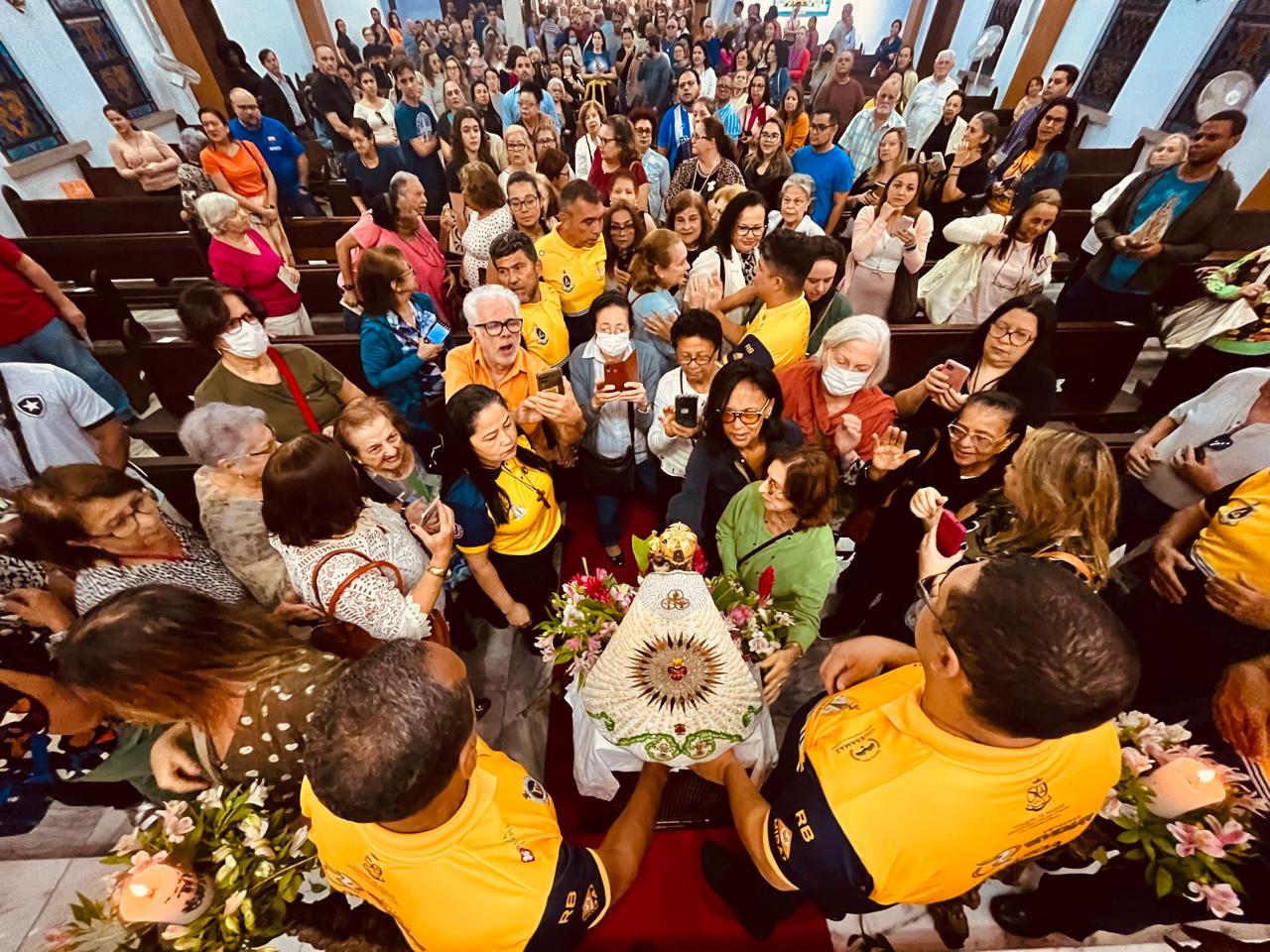 Imagem Peregrina viaja ao Rio de Janeiro.