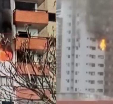 Imagem - Vídeo: apartamento é consumido pelo fogo na Barão do Triunfo, em Belém