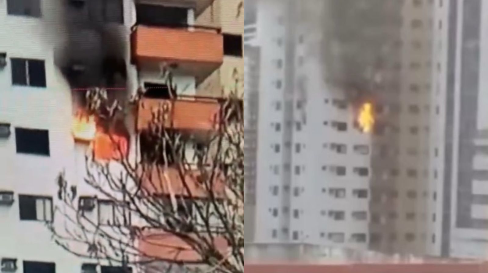 Imagem - Vídeo: apartamento é consumido pelo fogo na Barão do Triunfo, em Belém