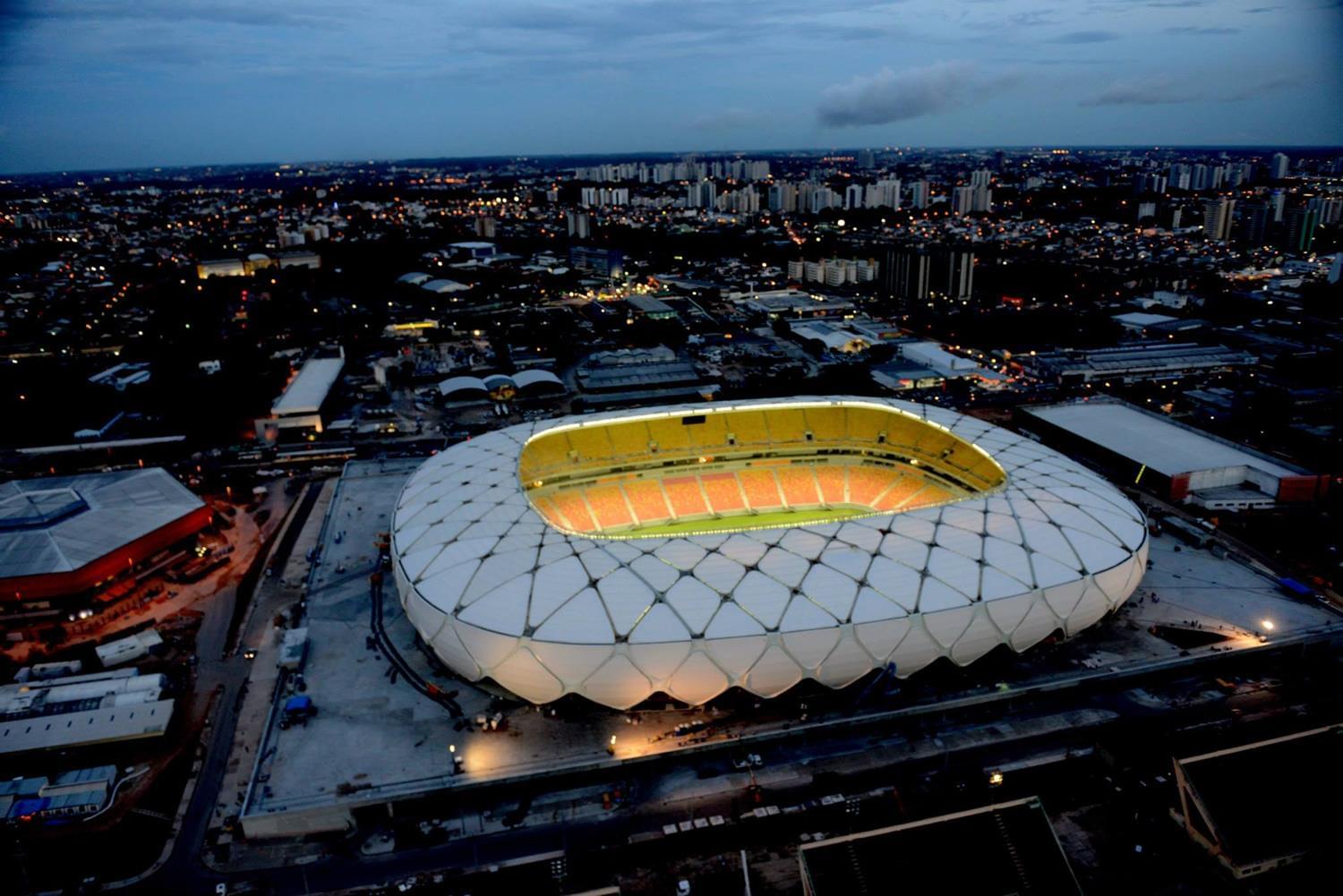 Arena da Amazônia, em Manaus.