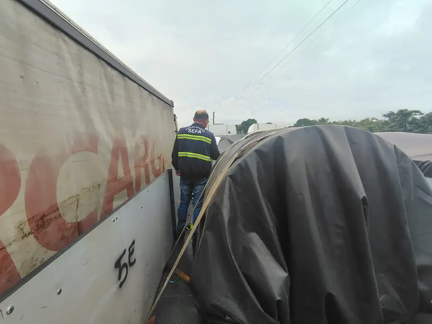 Imagem - Sefa apreende 46.640 barras de ferro sem recolhimento do ICMS