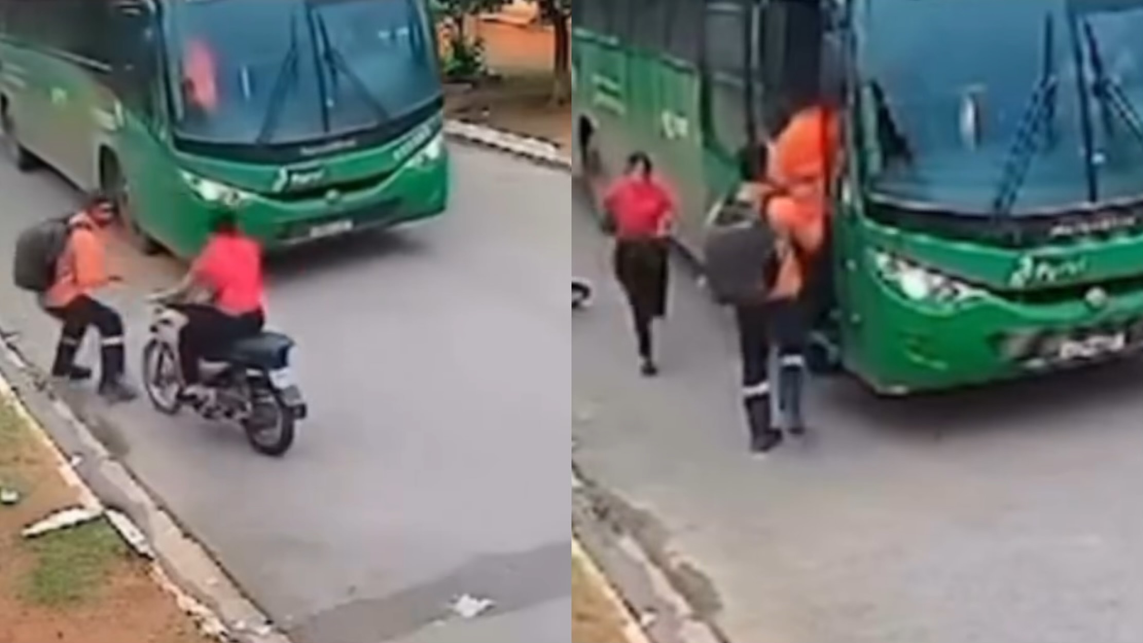 Imagem - Vídeo: revoltada com fim do relacionamento, mulher tenta atropelar o ex no Pará