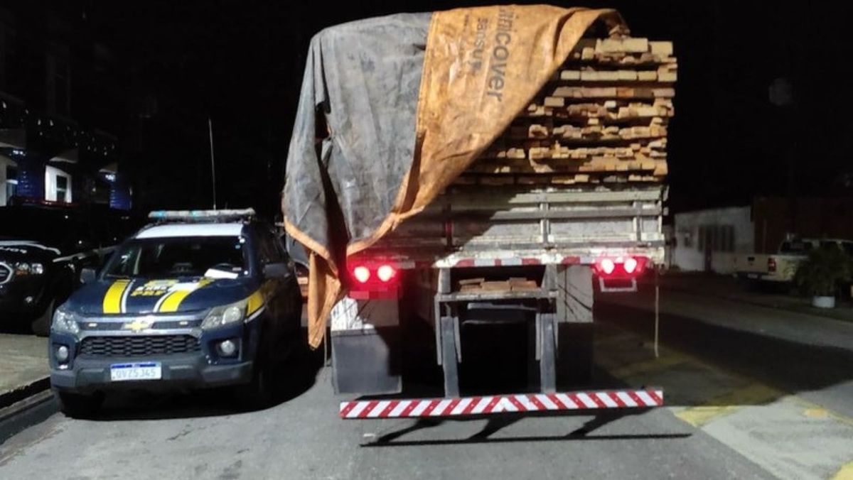 Imagem - Madeira ilegal e anfetamina são apreendidas pela PRF em Capanema, no Pará