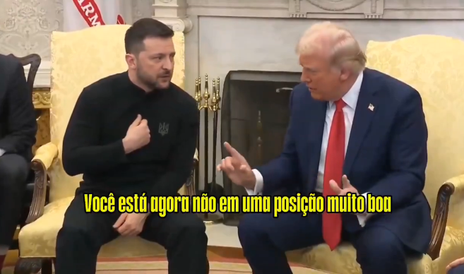 Imagem - Trump e Zelensky batem boca durante reunião na Casa Branca