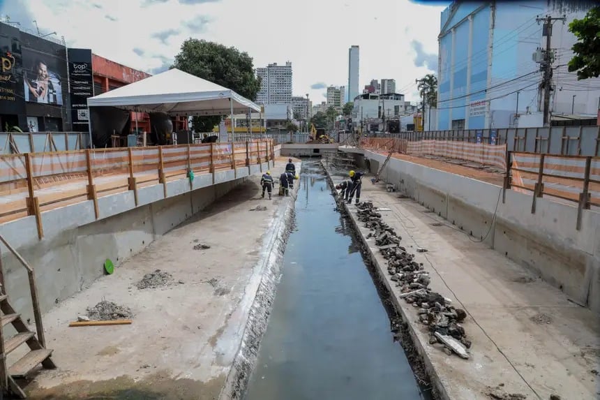 Imagem - Saiba o que será utilizado nos canais da Tamandaré e da Doca para evitar alagamentos em Belém