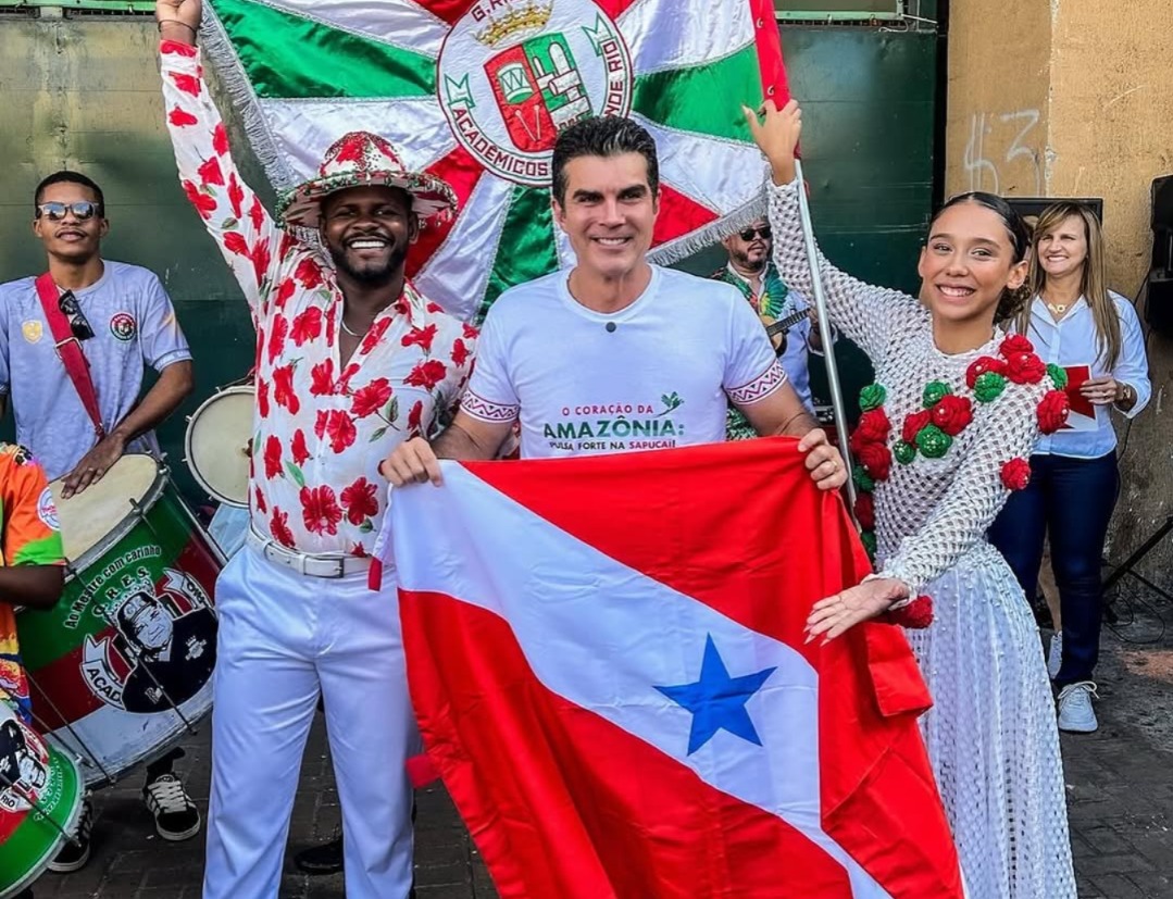 Imagem - Grande Rio recebe Helder Barbalho às vésperas do Carnaval no Rio de Janeiro