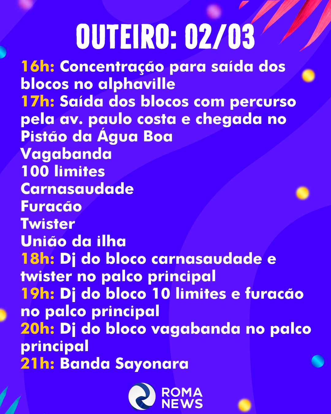 Programação Outeiro.