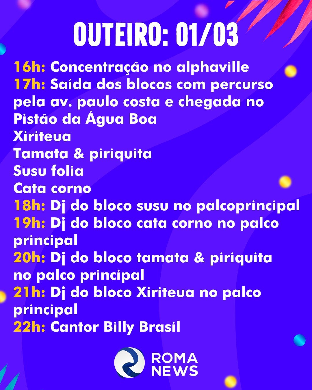 Programação Outeiro.