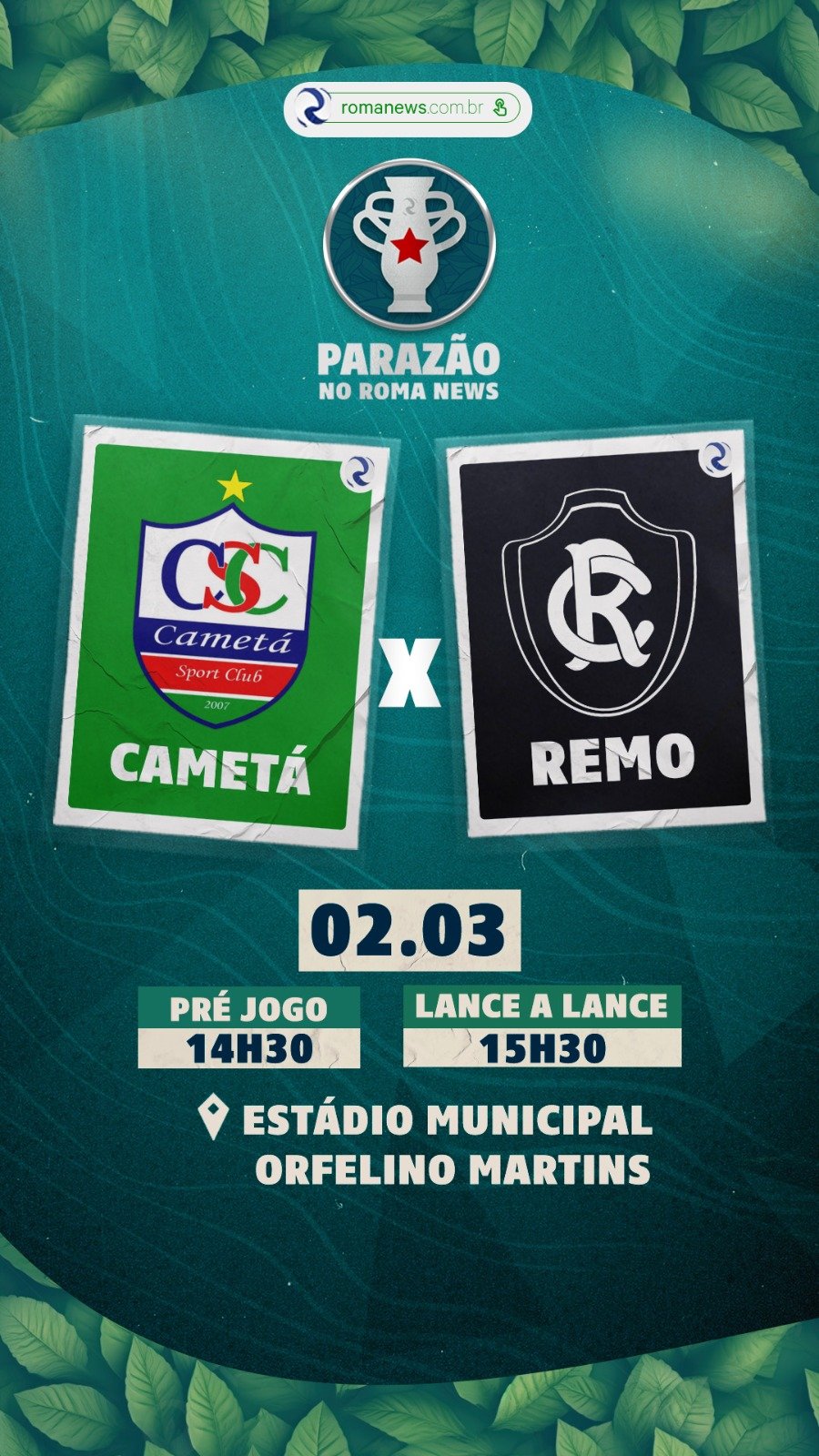 Imagem - Veja como foi Cametá e Remo pela rodada final da 1ª fase do Parazão