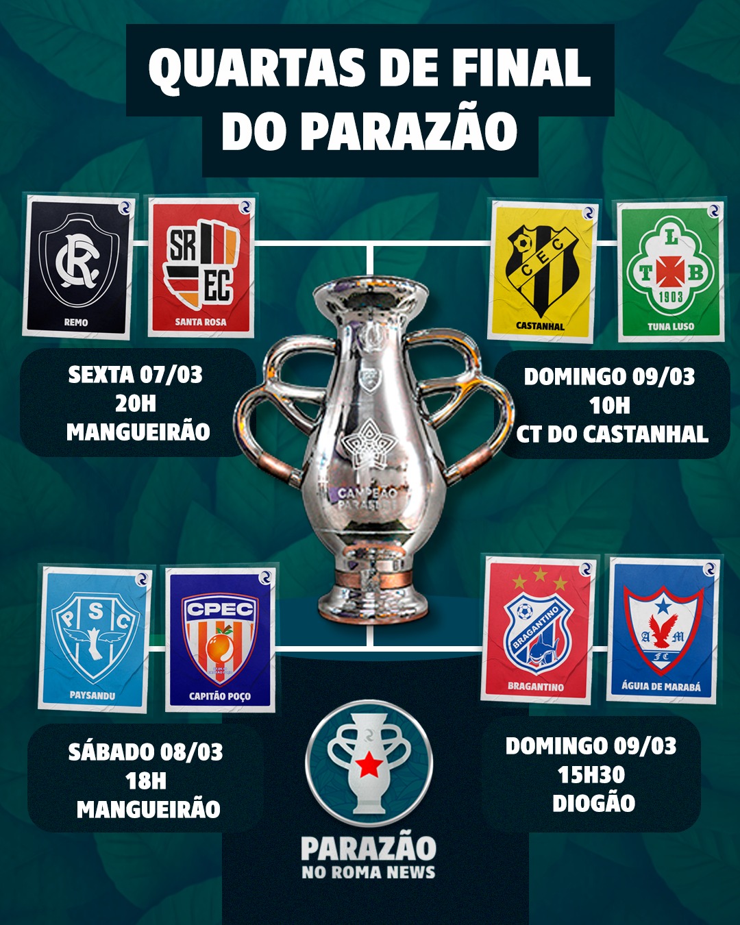 Quartas do Parazão.