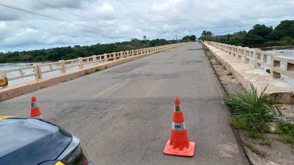 A BR 316 será interditada no km 251, no Maranhão, para obras de reparo na ponte.