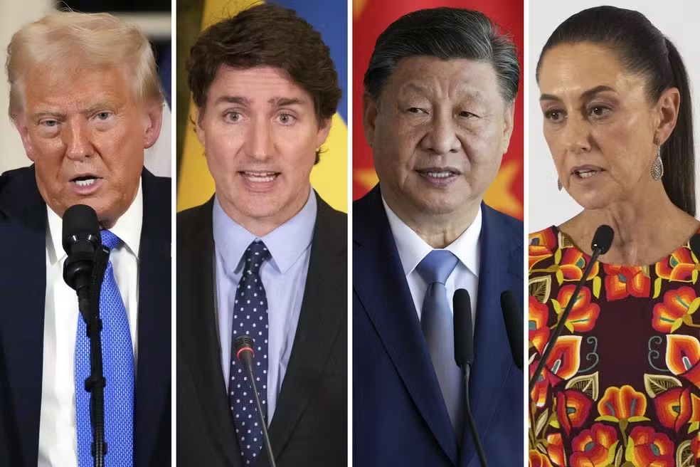 Imagem - Canadá, China e México anunciam taxas em resposta ao 'tarifaço' de Trump