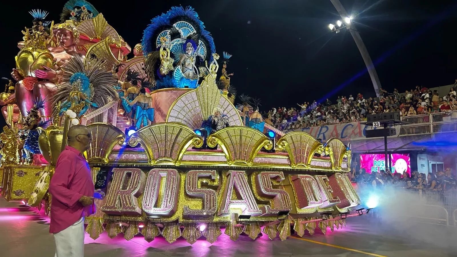 Rosas de Ouro é campeã do Carnaval  de São Paulo.