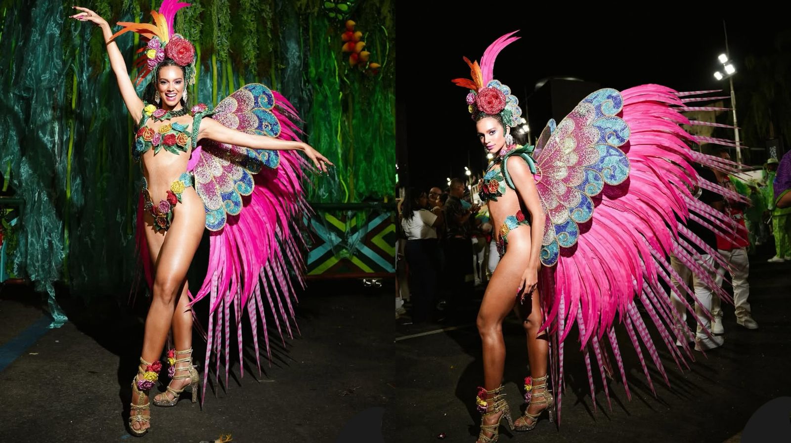 Imagem - Com levantada de perna, Alane Dias samba e canta o Pará em desfile pela Grande Rio; assista