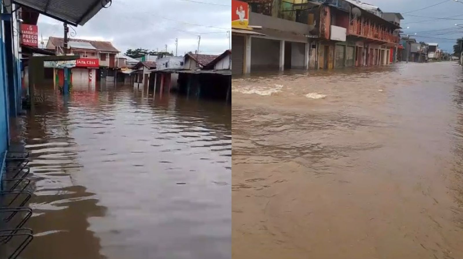 Imagem - Vídeo: fortes chuvas causam enchentes, estragos e transtornos em Capanema, no Pará