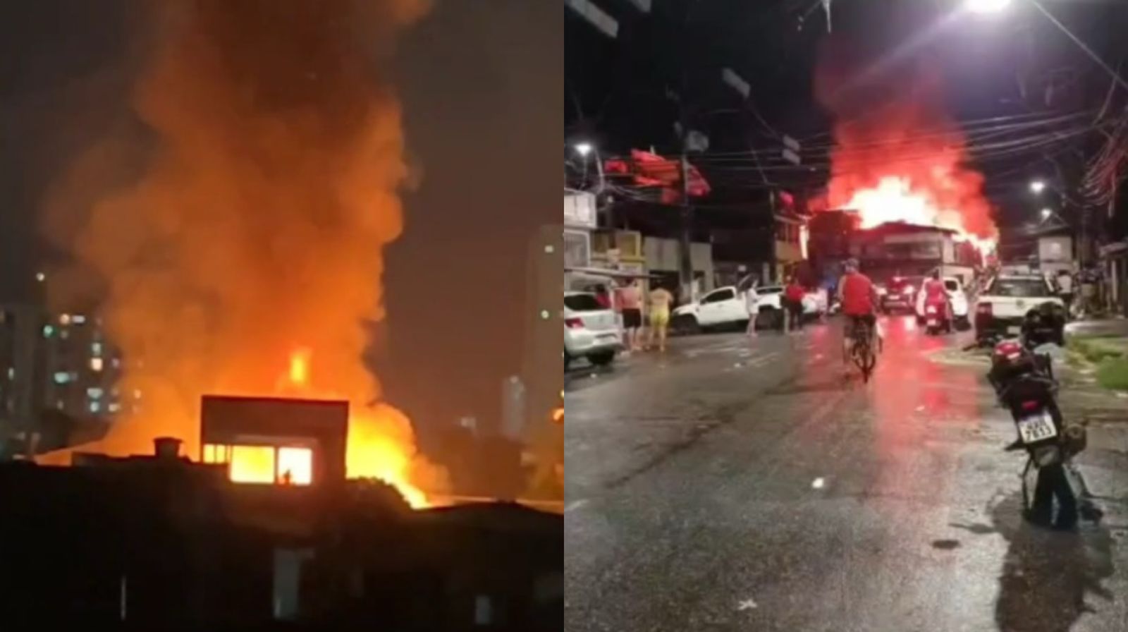 Imagem - Duas casas foram atingidas por incêndio no Jurunas, em Belém, confirma Bombeiros