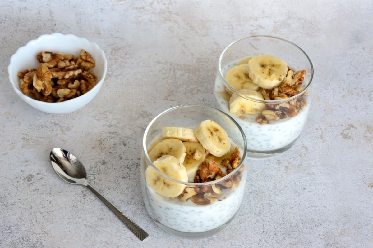 Pudim de chia com banana (Imagem: Irkhabar | Shutterstock)