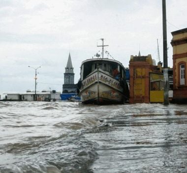 Imagem - Maré alta desta quinta deve ocorrer próximo a horário de pico em Belém