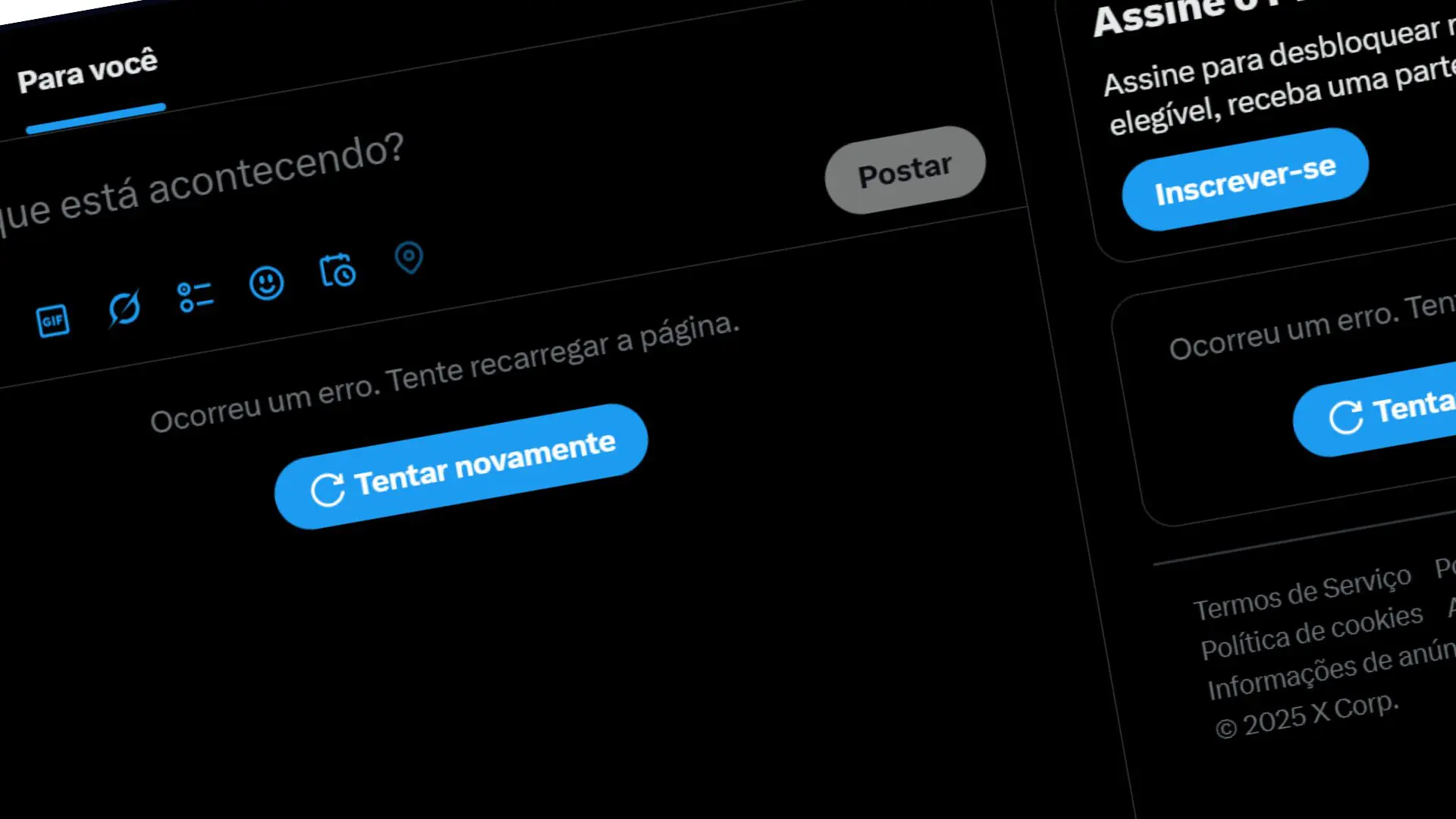 Imagem - 'X', antigo Twitter, apresenta instabilidade e internautas reclamam