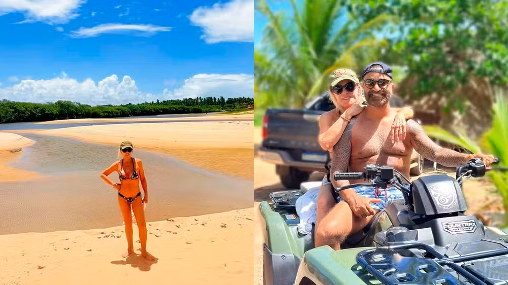 Imagem - Ana Maria Braga se declara para o namorado após viagem de carnaval: 'Fábio amado'