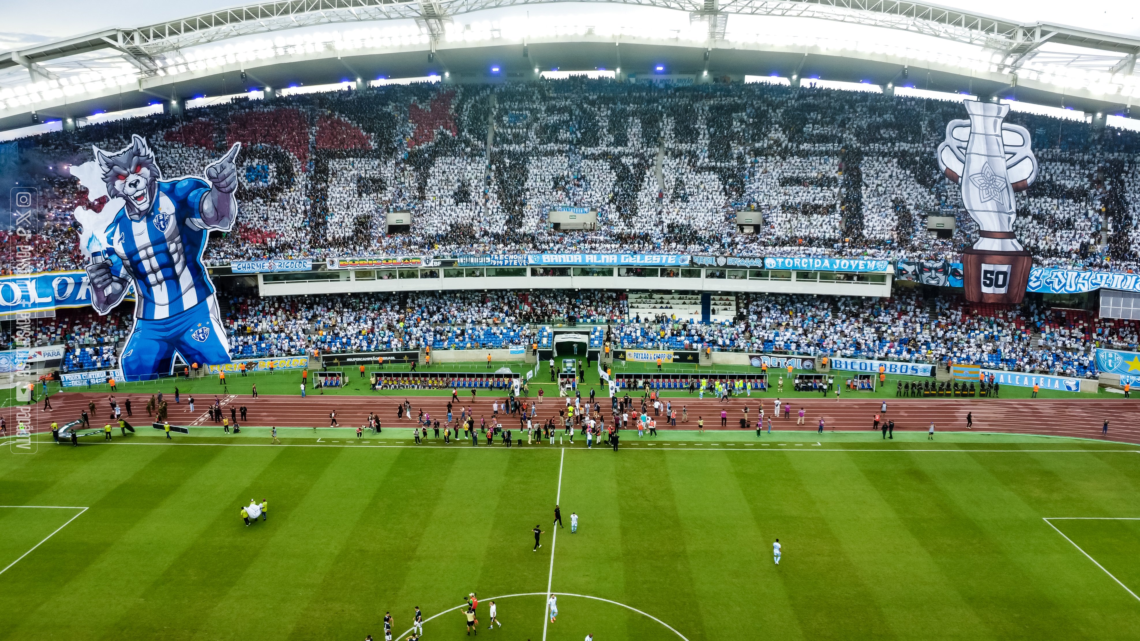 Torcida do Papão faz a festa no Mangueirão