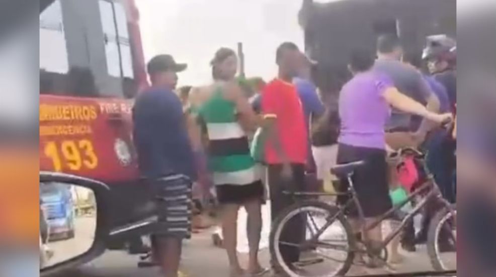 Imagem - Vídeo: homem morre em acidente de trânsito na Avenida Independência, em Ananindeua