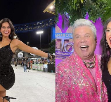 Imagem - Alane e Milton Cunha prestigiam desfile de Belém na Aldeia Cabana