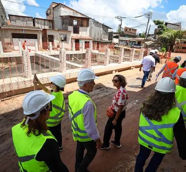 Imagem - Obras dos canais do Mártir e Murutucu chegam em 50% no bairro do Curió-Utinga em Belém