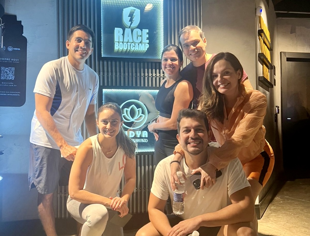 Amanda Góes Palácios, Luana Lima e Samira Silveira, sócios das franquias Vidya e Race Bootcamp