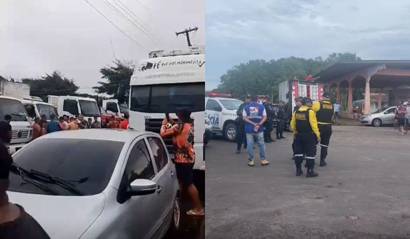 Imagem - Vídeo: caminhoneiros fecham porto do Camará, no Marajó, contra 'preços abusivos' nas passagens de balsas