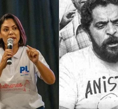 Imagem - Michelle Bolsonaro posta foto antiga de Lula com pedido de anistia