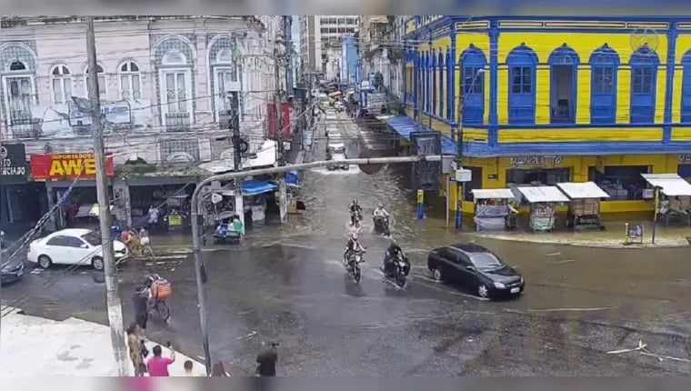 A maré ficará tão alta que as correntezas poderão ser vistas em Belém.