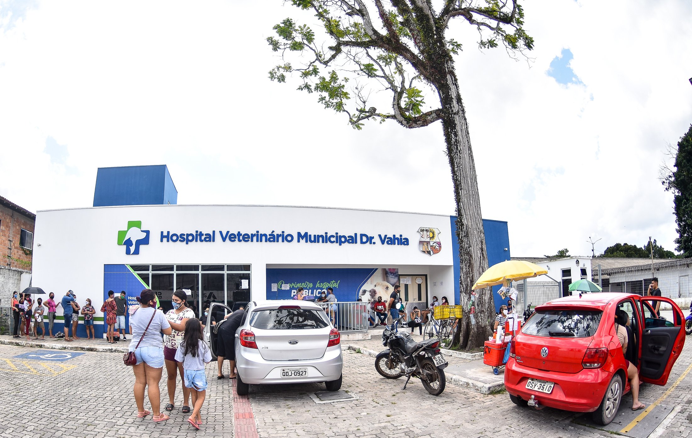 Hospital Veterinário Municipal Dr. Vahia, no bairro do Tapanã.