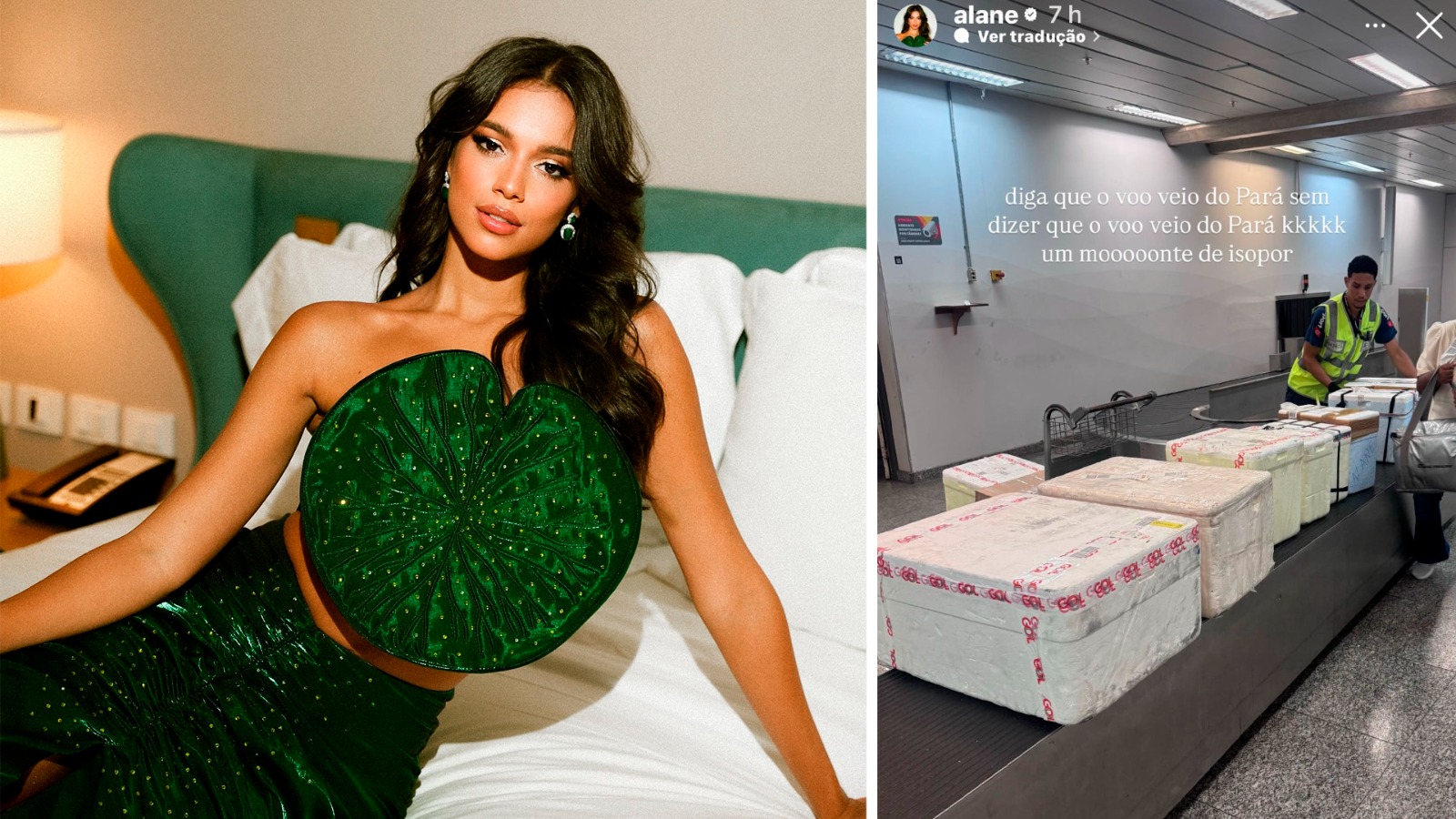 Imagem - Alane Dias retorna ao Rio de Janeiro com oito isopores cheios de açaí e maniçoba; assista