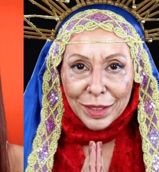 Imagem - Influenciadora surpreende com sua caracterização em homenagem à Fernanda Montenegro