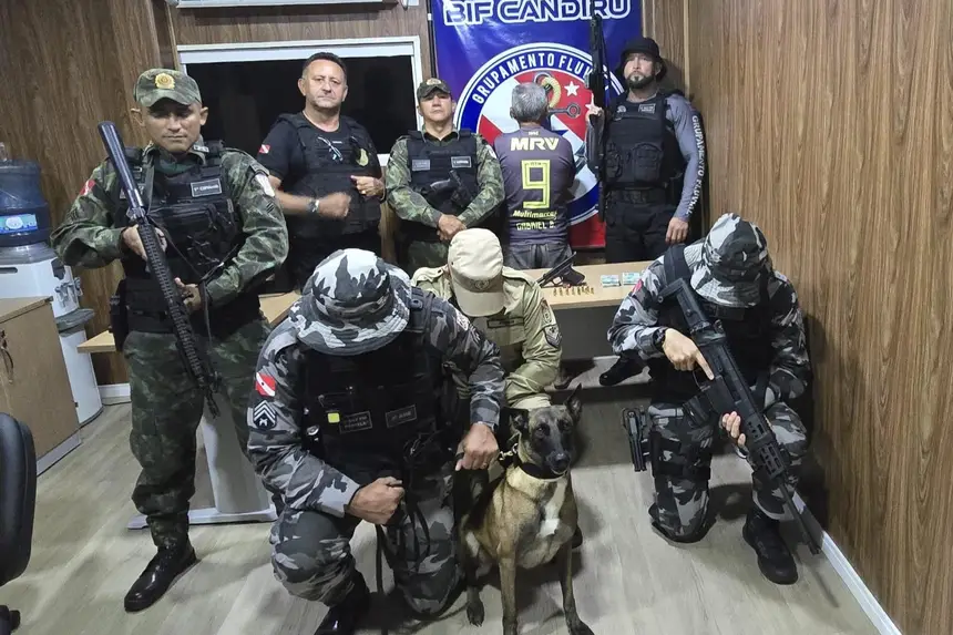 Imagem - Uma pessoa é presa em flagrante na Base ‘Candiru’ por porte ilegal de arma de fogo