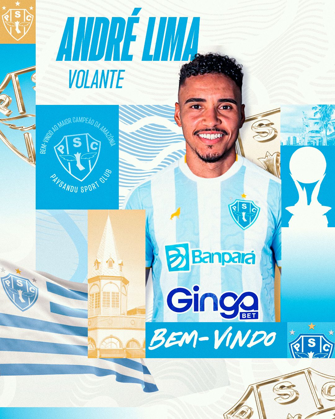 Imagem - Paysandu anuncia a contratação de volante que estava no Confiança