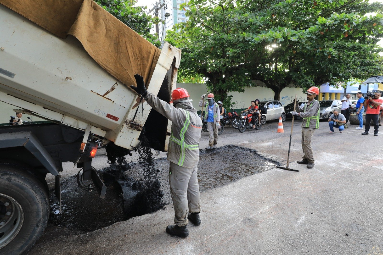 Mais de 5 mil toneladas de asfalto serão utilizadas na nova fase da operação Tapa-Buracos, em Belém.