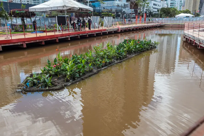 Imagem - Obras da COP em Belém adotam tecnologia sustentável e inovadora no trato de efluentes