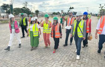 Ministra dos Povos Indígenas visita obras do Parque da Cidade, em Belém