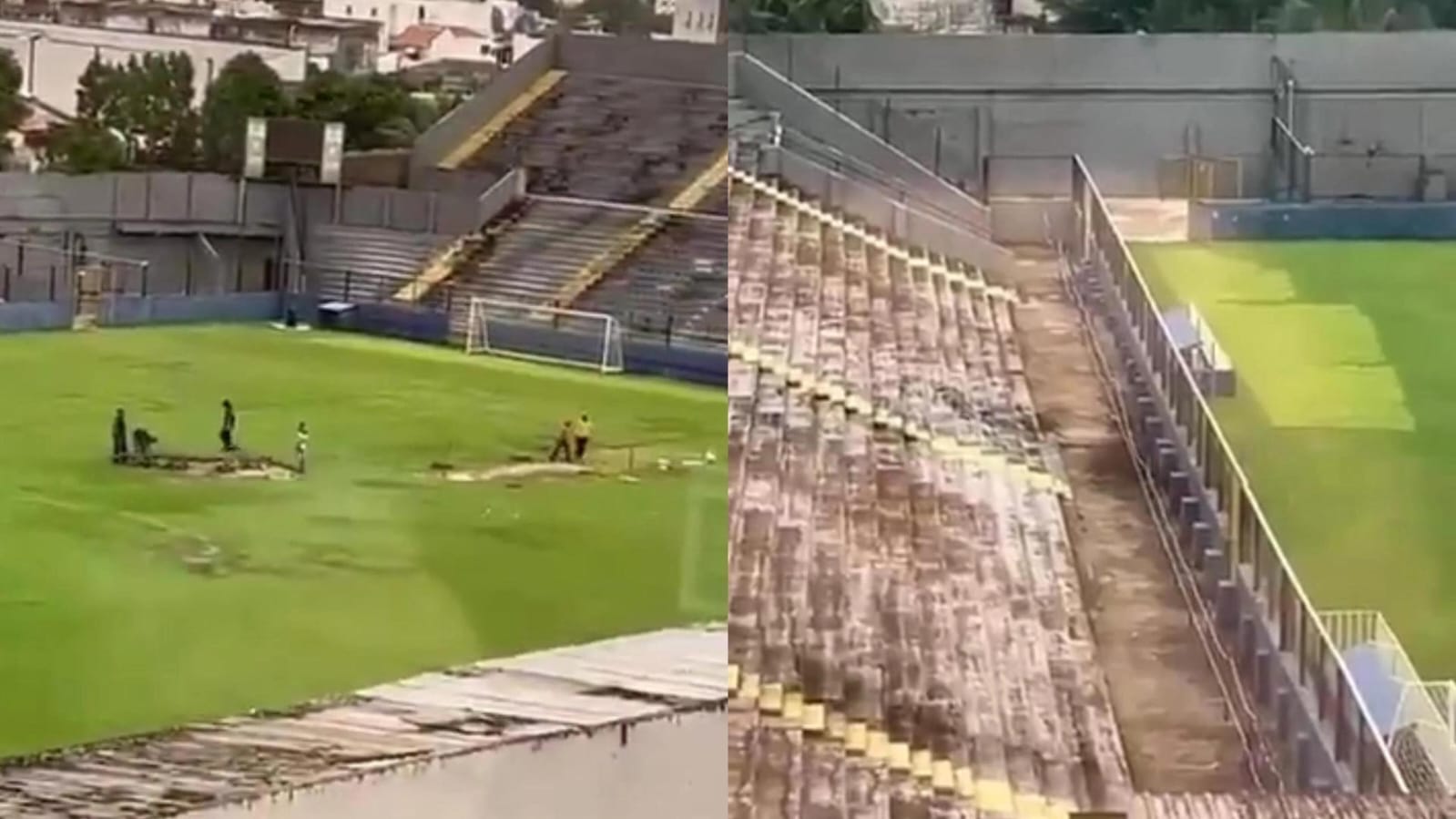 Imagem - Vídeo: abandono do Estádio Baenão chama atenção de torcedores